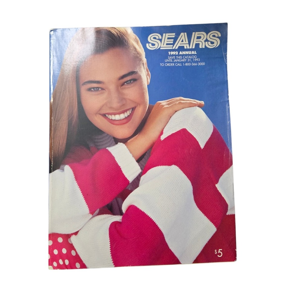 Vintage 1992 Sears Annual Catalog Vintage Department Store Shopping Catalog